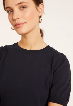 Montagut Round neck cotton T-shirt - Moon