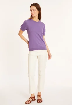 Montagut Round neck cotton T-shirt - Moon