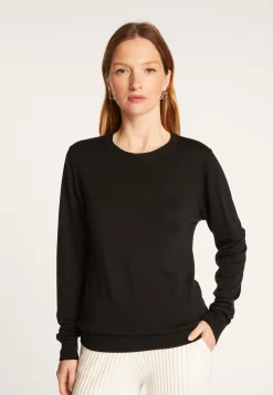 Montagut Round neck merino wool sweater - Asena