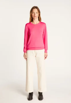 Montagut Round neck merino wool sweater - Asena
