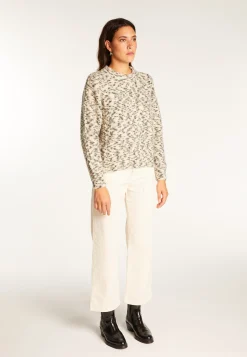 Montagut Round neck mohair wool sweater - Vanessa
