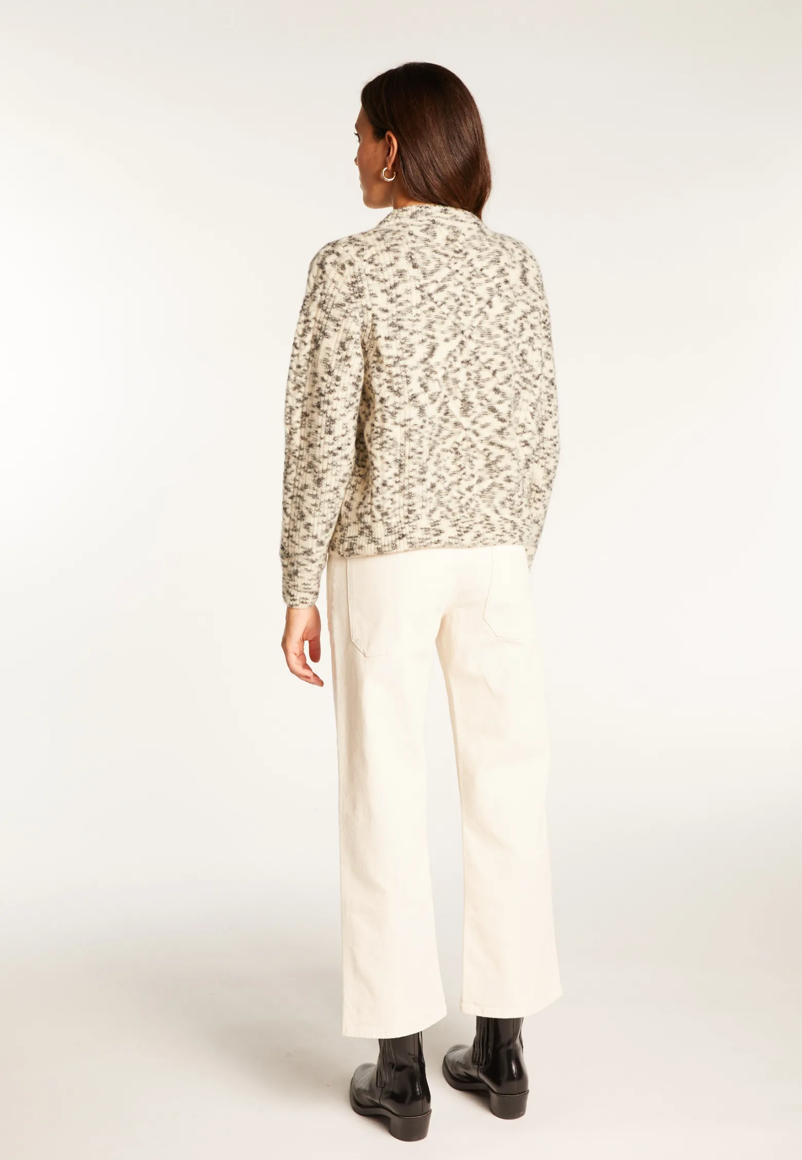 Montagut Round neck mohair wool sweater - Vanessa
