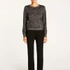 Montagut Round neck sweater in lurex merino wool - Asena Lux