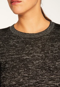 Montagut Round neck sweater in lurex merino wool - Asena Lux