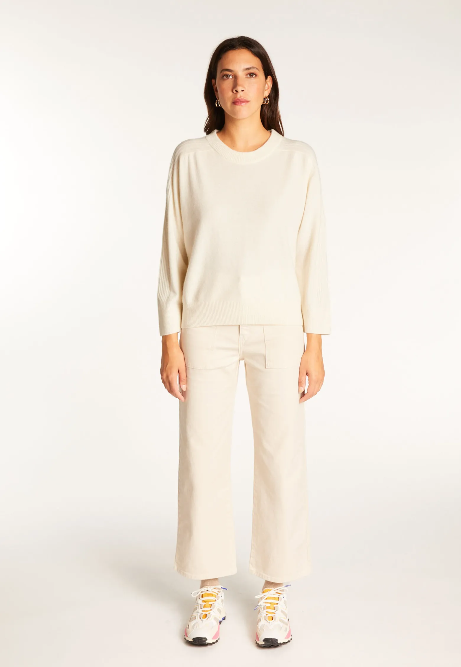 Montagut Round neck sweater in merino wool - Rosalie