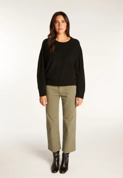 Montagut Round neck sweater in merino wool - Rosalie