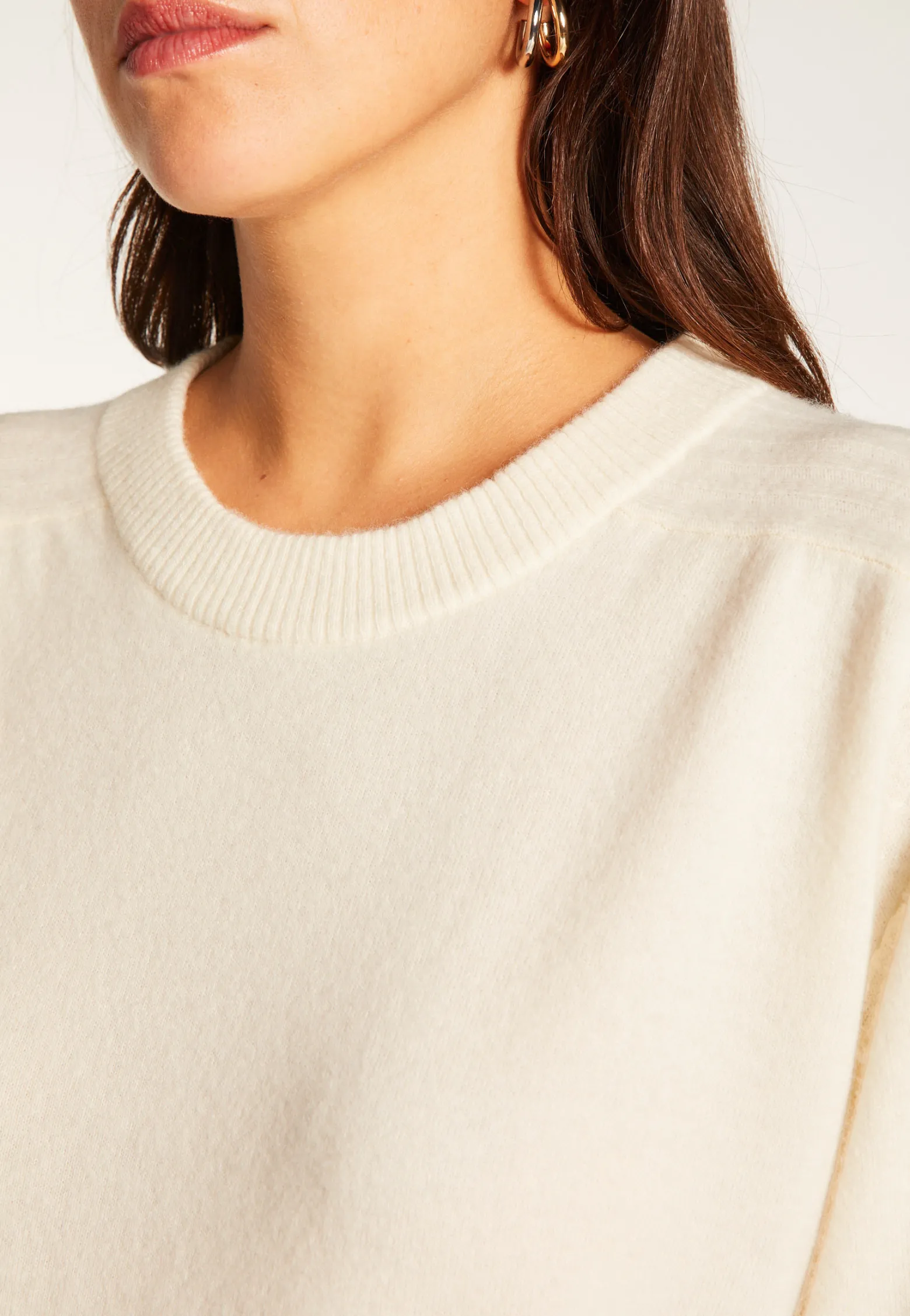 Montagut Round neck sweater in merino wool - Rosalie