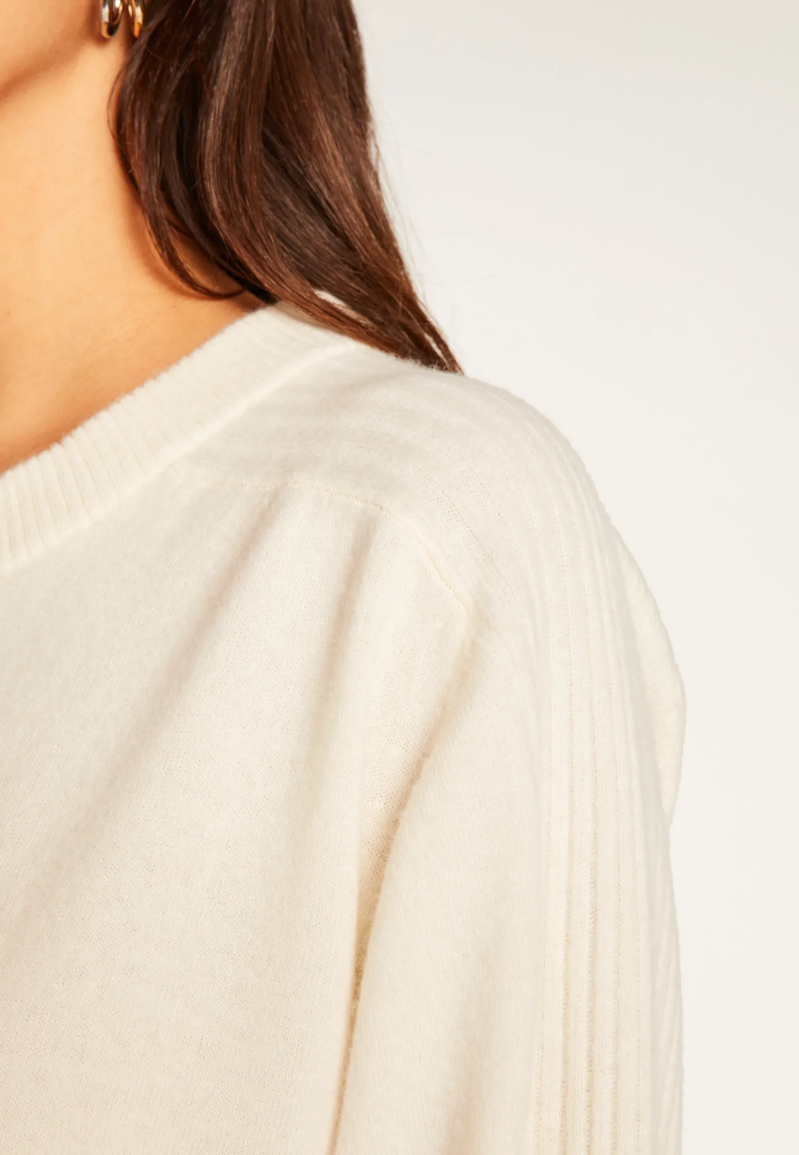 Montagut Round neck sweater in merino wool - Rosalie