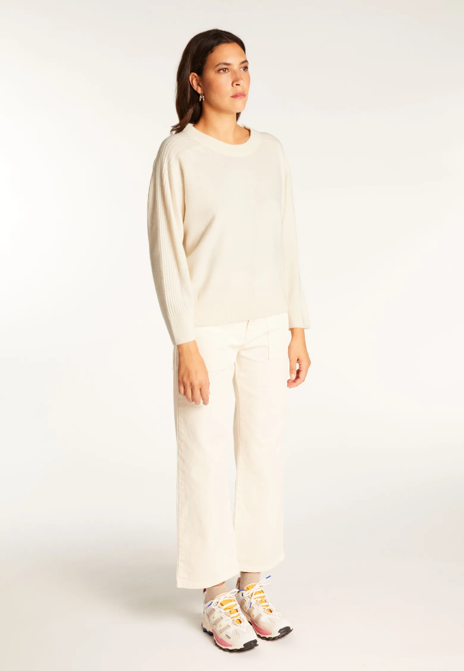 Montagut Round neck sweater in merino wool - Rosalie