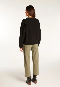 Montagut Round neck sweater in merino wool - Rosalie