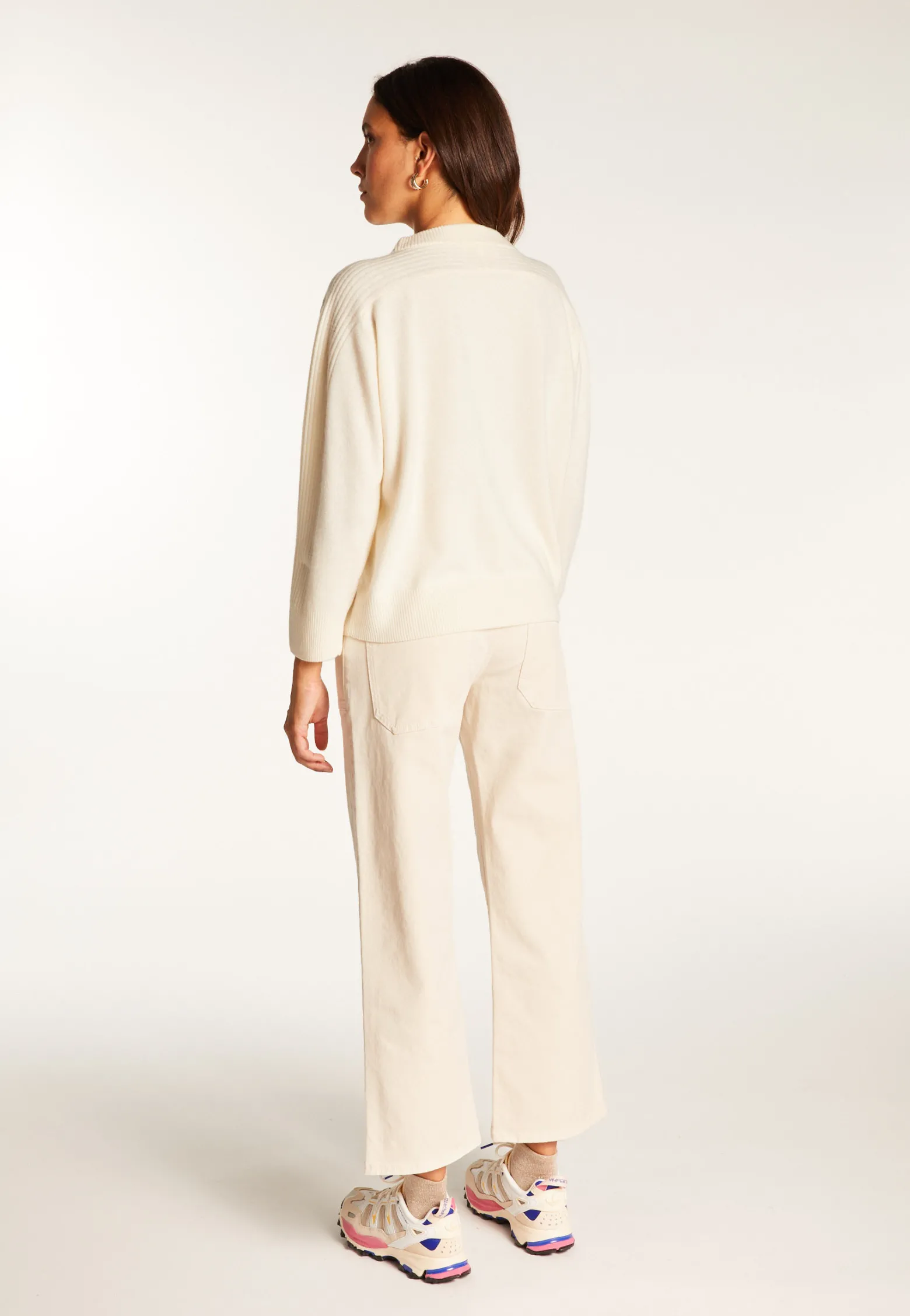 Montagut Round neck sweater in merino wool - Rosalie