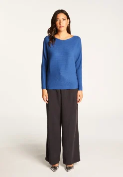 Montagut Round neck sweater in technical wool - Ruby