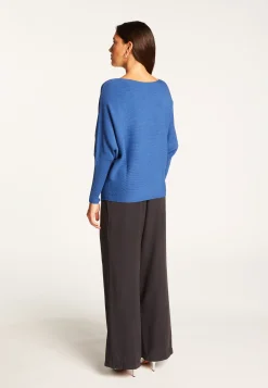 Montagut Round neck sweater in technical wool - Ruby