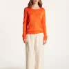 Montagut Round neck sweater in viscose and silk - Ninon