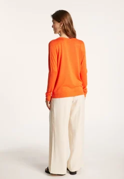 Montagut Round neck sweater in viscose and silk - Ninon