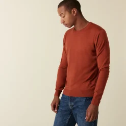 Montagut Round neck sweater with logo in merino wool - Eddie