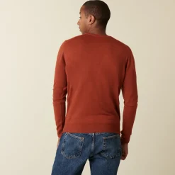 Montagut Round neck sweater with logo in merino wool - Eddie