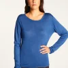 Montagut Round neck T-shirt in bamboo cashmere fiber - Aemilia