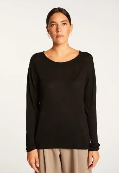 Montagut Round neck T-shirt in bamboo cashmere fiber - Aemilia