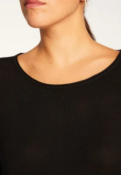 Montagut Round neck T-shirt in bamboo cashmere fiber - Aemilia