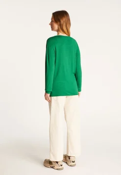 Montagut Round neck T-shirt in bamboo cashmere fiber - Aemilia