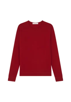 Montagut Round-neck cashmere sweater with rolled finishes - Ernest