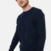 Montagut Round-neck cashmere sweater with rolled finishes - Ernest