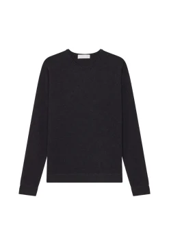 Montagut Round-neck cashmere sweater with rolled finishes - Ernest