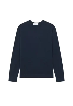Montagut Round-neck cashmere sweater with rolled finishes - Ernest