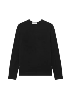 Montagut Round-neck cashmere sweater with rolled finishes - Ernest