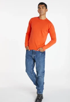 Montagut Round-neck cashmere sweater with rolled finishes - Ernest