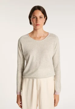 Montagut Round-neck jumper in cashmere and linen - JACOB