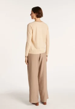 Montagut Round-neck jumper in cashmere and linen - JACOB
