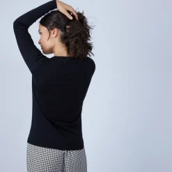Montagut Round-neck jumper in merino wool - Berenice