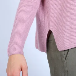 Montagut Round-neck jumper with buttons on the back - Becky