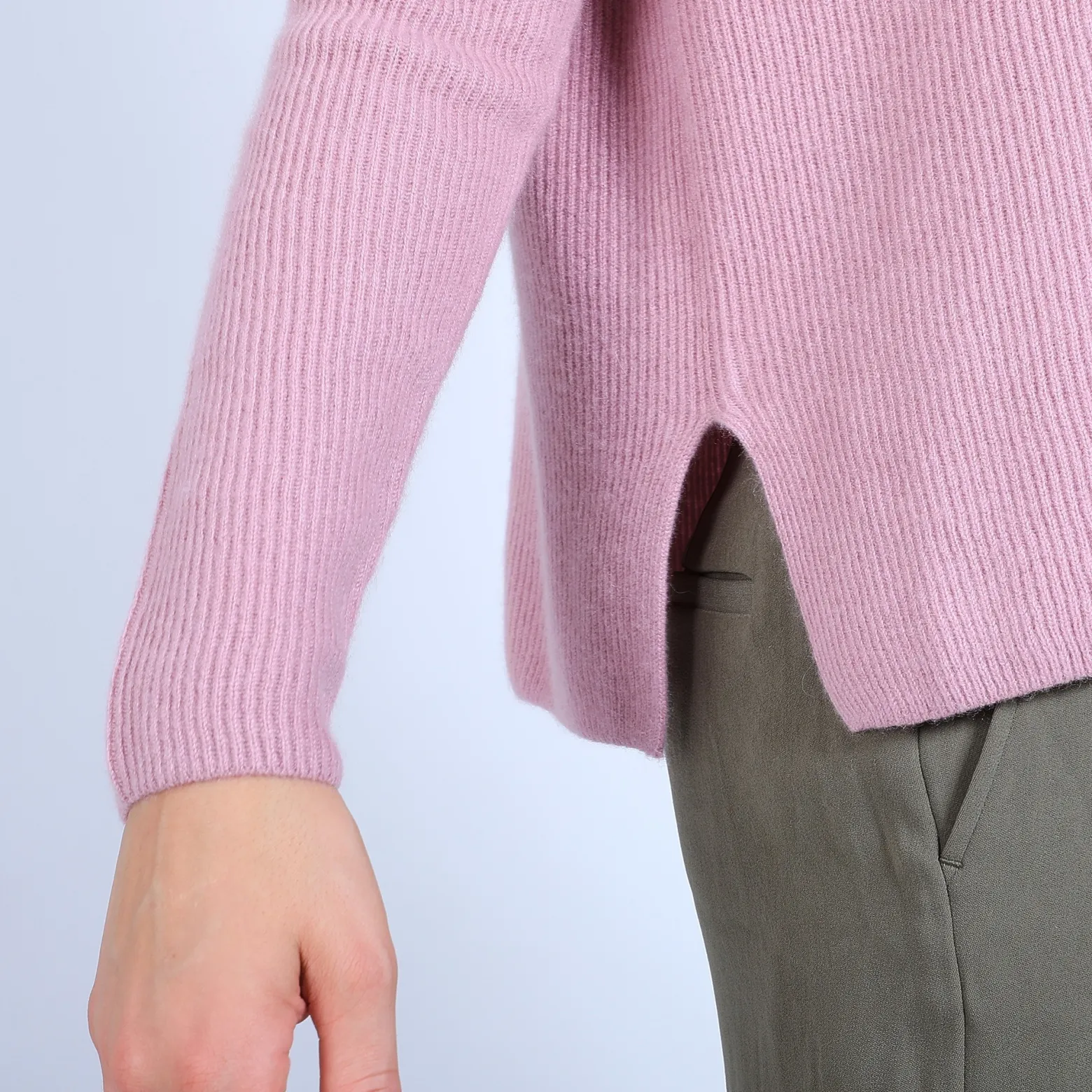 Montagut Round-neck jumper with buttons on the back - Becky