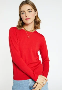 Montagut Round-neck merino wool sweater- Bérenice