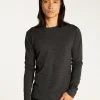 Montagut Round-neck merino wool sweater with rolled finishes - Rythme