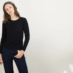 Montagut Round-neck merino wool sweater- Bérenice