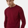 Montagut Round-neck merino wool sweater with rolled finishes - Rythme