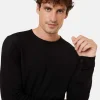 Montagut Round-neck merino wool sweater with rolled finishes - Rythme