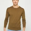 Montagut Round-neck merino wool sweater with rolled finishes - Rythme