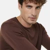 Montagut Round-neck merino wool sweater with rolled finishes - Rythme