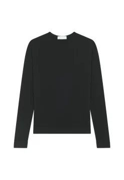 Montagut Round-neck merino wool sweater with rolled finishes - Rythme