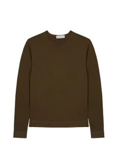 Montagut Round-neck merino wool sweater with rolled finishes - Rythme