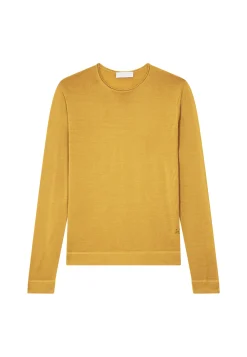 Montagut Round-neck merino wool sweater with rolled finishes - Rythme