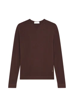 Montagut Round-neck merino wool sweater with rolled finishes - Rythme