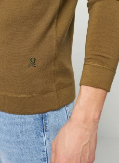 Montagut Round-neck merino wool sweater with rolled finishes - Rythme