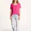 Montagut Round-neck slub linen T-shirt - Loli