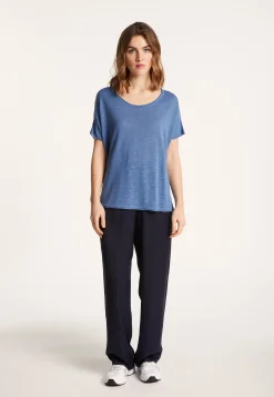 Montagut Round-neck slub linen T-shirt - Loli